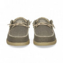 Blucher Textil Kaki  HEY DUDE