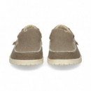 Mocasin Textil Marron  HEY DUDE
