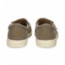 Mocasin Textil Marron  HEY DUDE