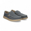 Mocasin Textil Jeans  HEY DUDE