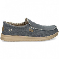 Mocasin Textil Jeans  HEY DUDE