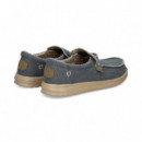 Mocasin Textil Jeans  HEY DUDE