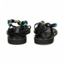 ESCLAVA ABALORIOS NEGRO