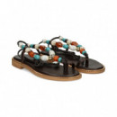 ESCLAVA ABALORIOS MARRON