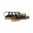 ESCLAVA ABALORIOS MARRON