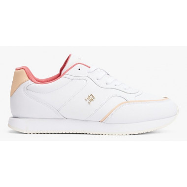 TOMMY HILFIGER - LEATHER RUNNER - 01S - F|FW0FW08696/01S