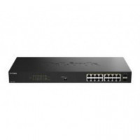 Switch D-LINK 16XRJ45 2XSFP Poe Negro (DGS-1018P/E)