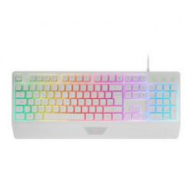 Teclado Mars Gaming FRGB Multimedia Blanco (MK124WES)