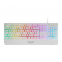 Teclado MARS GAMING Frgb Multimedia Blanco (MK124WES)