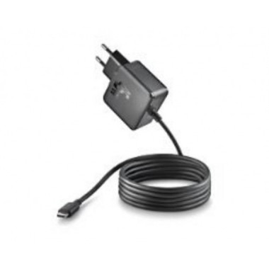 Cargador de Pared NGS GaN 45W PD 3.0 USB-C Negro (GAN45W-C)
