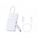 Hub D-Link USB-C 3.0 a 1xUSB-A/2xUSB-C/1xHDMI Blanco (DUP-501)