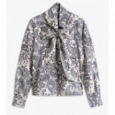 TOMMY HILFIGER - VISCOSE TWILL BOW BLOUSE - 02U - F|WW0WW46604/02U