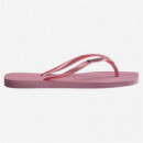 Chanclas HAVAIANAS Slim Square Logo Metallic