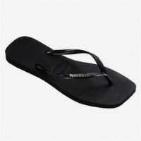 Chanclas HAVAIANAS Slim Square Logo Metallic