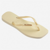 Chanclas HAVAIANAS Slim Square Logo Metallic