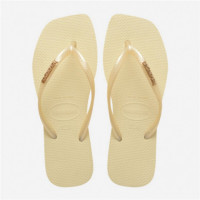 Chanclas HAVAIANAS Slim Square Logo Metallic