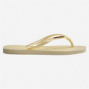 Chanclas HAVAIANAS Slim Square Logo Metallic