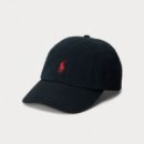 Gorra Polo Ralph Lauren negra logo rojo