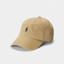 Gorra Polo Ralph Lauren beige logo marino