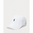 Gorra Polo Ralph Lauren blanca logo marino