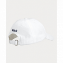 Gorra Polo Ralph Lauren blanca logo marino