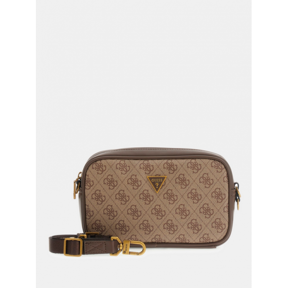 Neceser Guess Milano estampado 4G beige-marrón