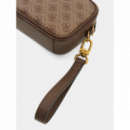 Neceser Guess Milano estampado 4G beige-marrón