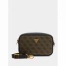 Neceser Guess Milano estampado 4G coffee