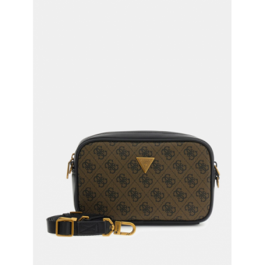 Neceser Guess Milano estampado 4G coffee