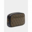 Neceser Guess Milano estampado 4G coffee