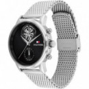 RELOJ STEWART PLATEADO