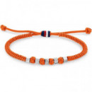 PULSERA CORDON NARANJA