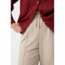 Pantalones mujer Pantalones TIFFOSI Lilo_1 Beige