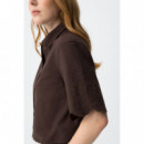 Camisa mujer Camisa TIFFOSI Lencastre_C Chocolate