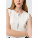 Camiseta sin Mangas Camiseta TIFFOSI Marine Blanco Brillante