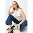 Camiseta sin Mangas Camiseta TIFFOSI Marine Blanco Brillante