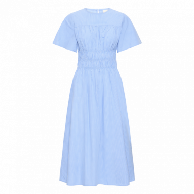 Vestidos Vestido ICHI Gwenda Blue / White Check