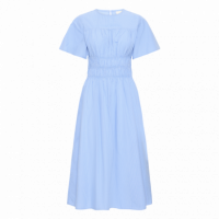 Vestidos Vestido ICHI Gwenda Blue / White Check