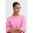 Camiseta ICHI Ihnica Wild Orchid Fiery Red