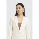 Chaquetas Mujer Blazer ICHI Kate Lumina Almond Milk