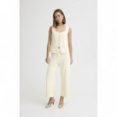 Chaleco ICHI Kate Lumina Almond Milk