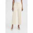 Pantalones ICHI Kate Lumina Almond Milk