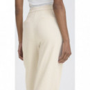 Pantalones ICHI Kate Lumina Almond Milk