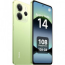 XIAOMI Telefono Movil Redmi Note 14 128Gb/6GB Ram/ 6.67"/108Mp+8Mp+2Mp+13Mp Verde Lima