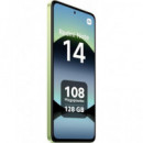 XIAOMI Telefono Movil Redmi Note 14 128Gb/6GB Ram/ 6.67"/108Mp+8Mp+2Mp+13Mp Verde Lima