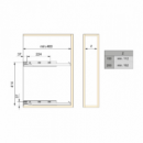 Botellero Supra Cromo 20 Cm Con Freno Para Frente
