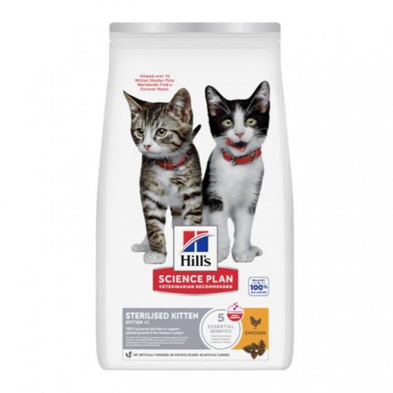 Hills Sp Gato Kitten Esterilizado Pollo 1.5 Kg  HILL'S