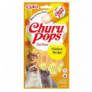 CHURU Gato Snack Pops Pollo 4X15 Gr