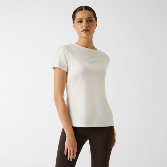 Guess Athleisure Camiseta Blanca V3BI11 J1314-G9L9