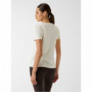 Guess Athleisure Camiseta Blanca V3BI11 J1314-G9L9